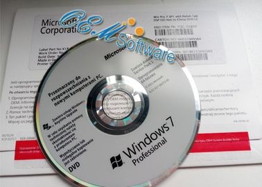 COA global de la région DVD d'activation de pleine de version boîte de Windows 7 Home Premium à l'intérieur