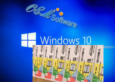 La pro clé de produit de PC de Digital Windows 10 gagnent l'activation en ligne de pro autocollant de Coa 10