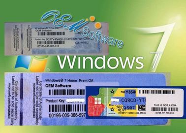 La bonne compatibilité de Windows 7 Home Premium de PC de clé originale de produit libèrent l'échange
