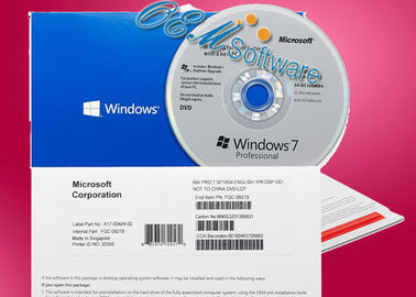 Paquet original de Windows 7 Home Premium, boîte de COA de clé de produit d'OEM de Windows 7