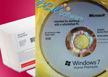 Boîte principale en ligne refourbie par Windows 7 véritable d'OEM de la clé 100 % de Coa DVD pour le PC