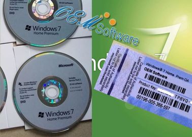 Windows 7 scellé par usine professionnel amincissent le boîtier blanc principal en ligne d'OEM de boîte de Dvd de paquet
