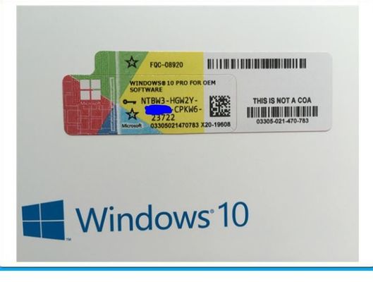 64 pro constructeur mordu Box Activation de paquet d'OEM de DVD Windows 10
