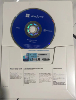 Clé d'activation de Microsoft Windows 11 avec l'autocollant de Coa d'hologramme