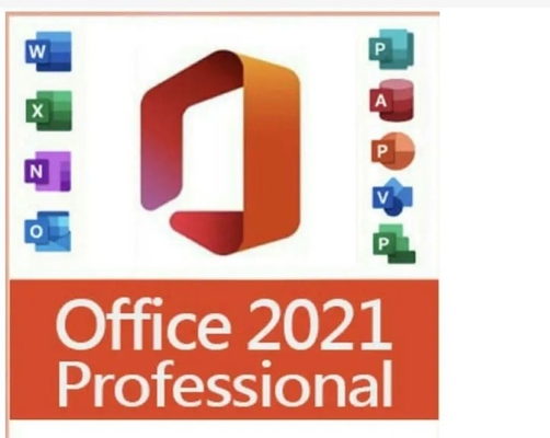 Pro clé de la clé 5Pc de produit de plus de Microsoft Office 2021 originaux pour le PC