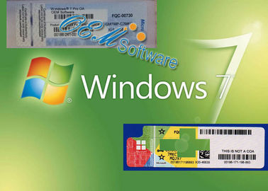 Pro clé originale de produit de PC d'OEM de Windows 7, clé de hausse de la victoire 10 pour le PC et ordinateur portable