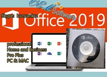 Version 2019 principale d'affaires à la maison de boîte à cartes de Windows de produit véritable de bureau pro