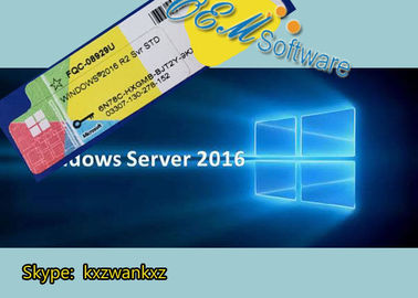 Clé de vente au détail de norme de COA DVD R2 Windows Server 2016