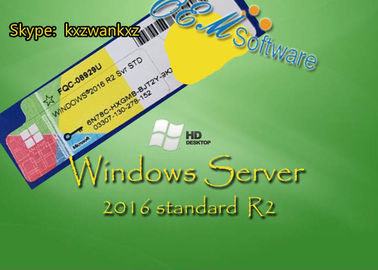 Permis standard de clé de vente au détail d'autocollant de Coa de paquet d'OEM R2 de Windows Server 2016 originaux