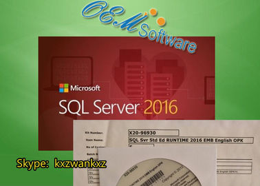 Tem d'exécution standard du serveur 2016 originaux OPK DST Ed de Microsoft SQL Emb 2016