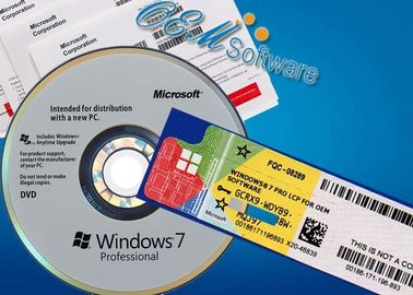 Clé professionnelle d'activation de permis d'OEM de la boîte Win7 de Windows 7 de logiciel pro