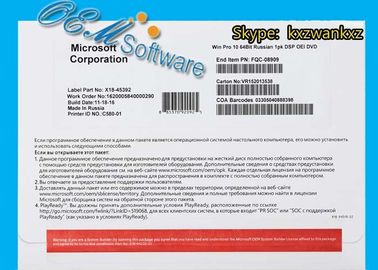 Boîte en ligne de la victoire 10 DVD d'activation de Windows 10 de pro paquet original d'OEM