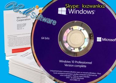 Langue anglaise de paquet de Windows 10 d'activation de maison d'OEM de boîte en ligne de la clé DVD
