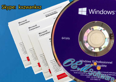 Langue espagnole d'activation de Windows 10 d'OEM de boîte à la maison en ligne de la victoire 10 DVD