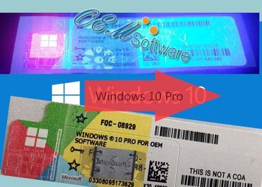 Clé professionnelle de permis de l'autocollant 2PC Windows 10 de Coa pour l'ordinateur portable