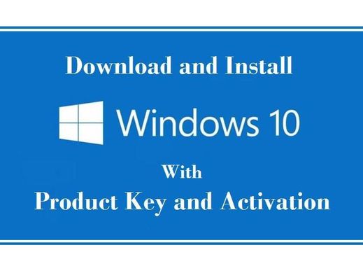 Pro autocollant de Coa de clé d'activation de Microsoft Windows 10 véritables