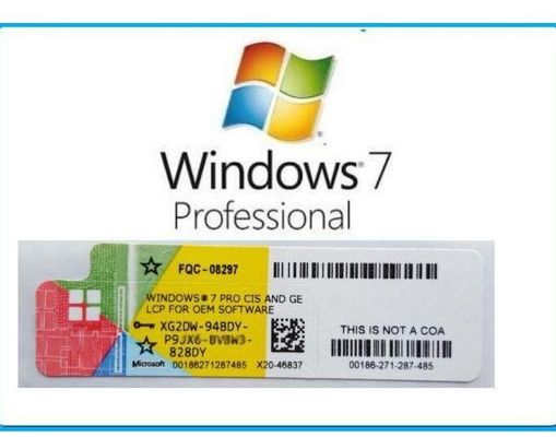 Pro autocollant principal véritable de Coa de Windows 7 de hausse d'OEM de Windows 7