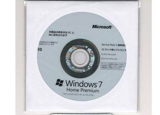 Pro DVD boîte professionnelle de Windows 7 avec l'autocollant principal de Coa d'OEM