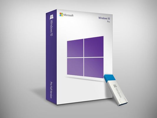 Autocollant principal au détail de Microsoft Windows 10 de permis de produit de bit original de la clé 64