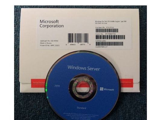 Le paquet 2016 d'OEM du serveur DST de victoire a scellé la clé de norme de Windows Server 2016 de boîte de DVD