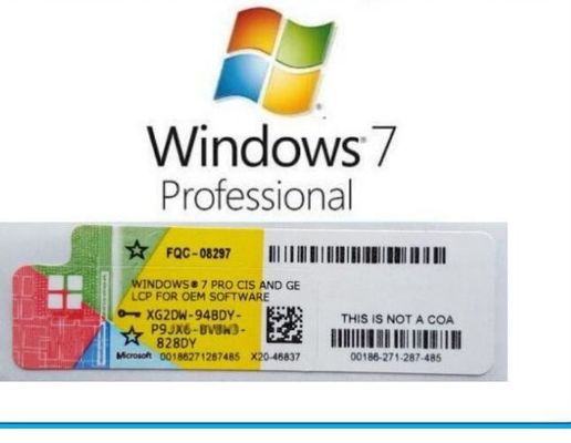 Coa véritable de Windows 7 Home Premium de clé d'OEM d'autocollant de Coa de Windows 7