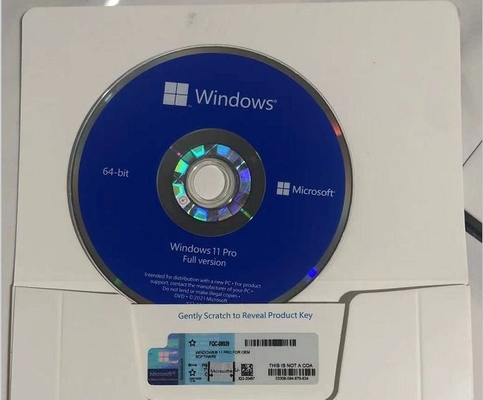 Boîte scellée de paquet d'OEM de clé d'activation de Windows 11 pro avec la pleine version principale