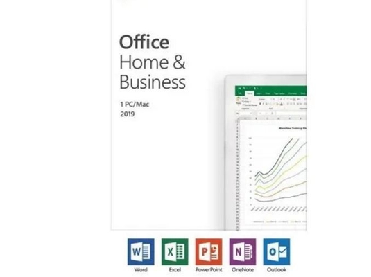 Clé au détail d'activation d'affaires à la maison de Microsoft Office 2019 pour Windows