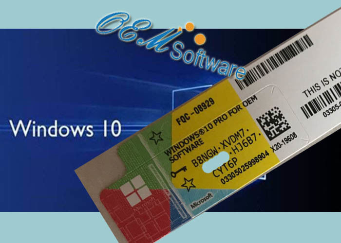 Clé originale de permis de professionnel de Windows 10, pro code principal de Windows 10