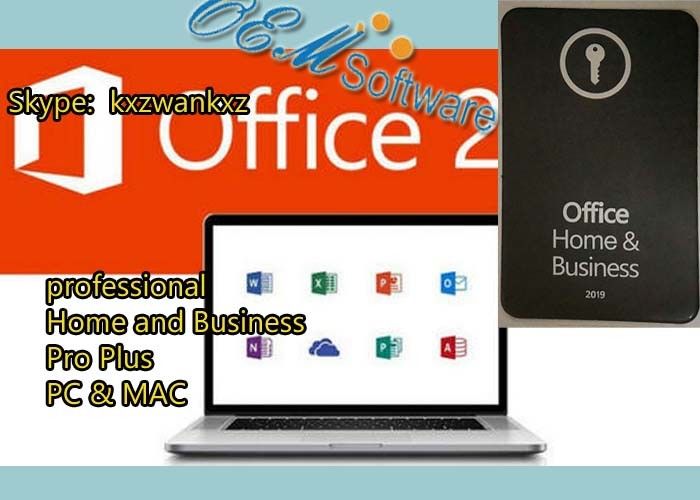 Clé globale d'original d'activation de clé d'affaires à la maison du bureau 2019 H&amp;B de PC et de MAC