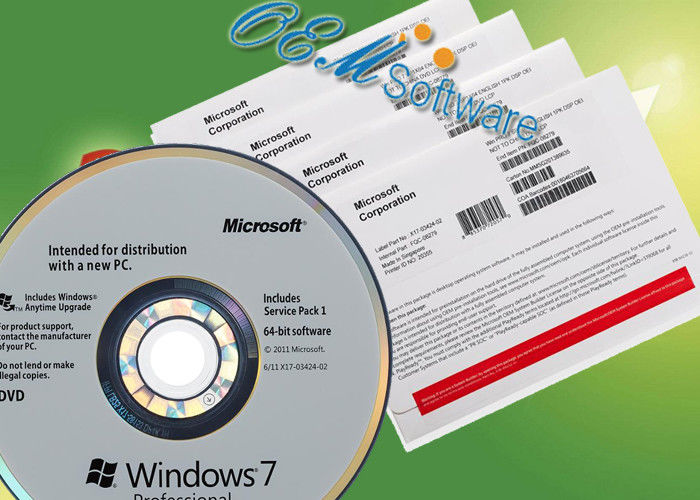 Clé professionnelle de produit de paquet d'OEM de Home Premium de boîte de Windows 7 de langue espagnole